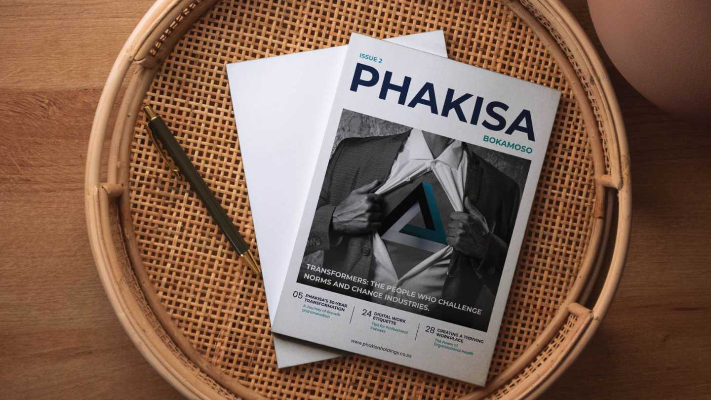 Fresh from the press! Phakisa launches the second issue of its company magazine Image 1